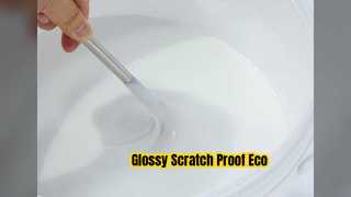 Revestimento à base de água brilhante à prova de riscos