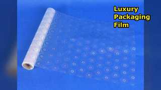 Gravação fosca com brilho texturizado de filme de caixa de presente de luxo