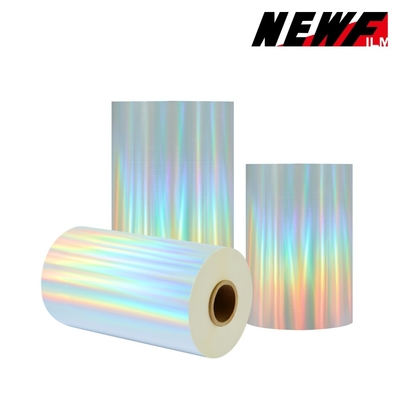 Good price 21mic holográfico deslumbrante filme de laminação térmica para decoração de embalagens on-line
