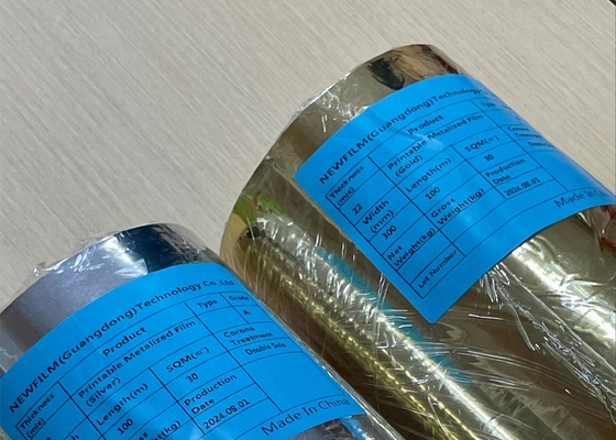 Good price Película VMPET de nano-resolução certificada MSDS com eficiência de barreira radiante de 97% e camada de prata ultrafina de 12 μm on-line