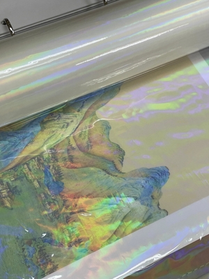 Good price Película de laminação térmica laser deslumbrante holográfica para decoração de embalagens cosméticas on-line