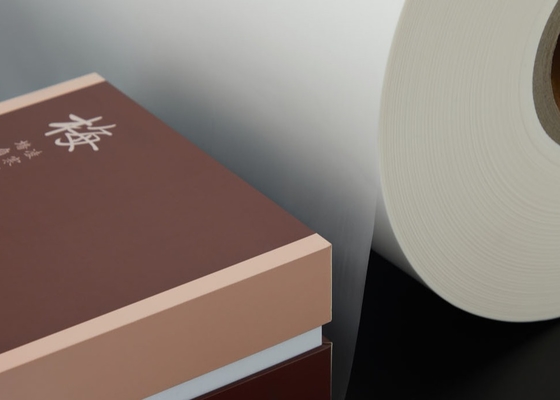 Good price 3 polegadas de núcleo de papel BOPP Luxurious Silky-Touch Film Roll com Zero-Odor EVA Adesivo Superior Bond Strength on-line