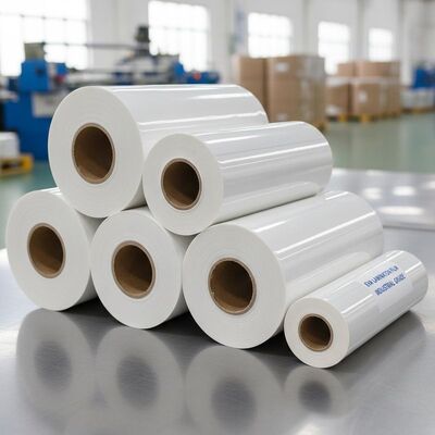 Bom preço. EVA rolos de filme de laminação de camada de cola de fusão a quente com propriedade selada por calor opcional e núcleo de papel oco de 1 ou 3 polegadas adequado para indústrias on-line