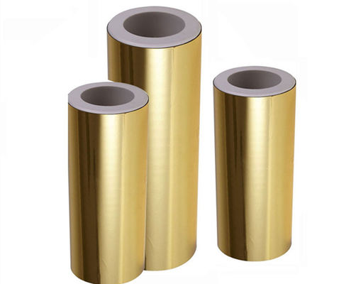 Good price 25mic Metallic Gloss Lamination Film Roll For Hot Lamination Embalagem de embalagem de caixa de cosméticos on-line